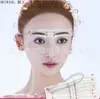 Mei Wang 12 piezas 24 pares tarjeta para cejas pegatina para cejas artefacto para dibujar cejas traje tarjeta para cejas tarjeta para recortar cejas de una línea pegatina para cejas