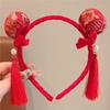 Horquilla de Año Nuevo Antigua para Niños con Borla Accesorios para el Cabello Ropa de Actuación Hanfu Accesorios Cheongsam Par de Horquillas Accesorios para el Cabello de Año Nuevo