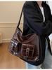 Bolso de Mano de Alta Gama Nuevo Primavera 2026, Bolso de Hombro/Axila Retro de Moda para Viajes Diarios, Bolso Cruzado de Gran Capacidad