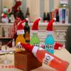 Artículos de Decoración Navideña en Stock, Venta Directa de Fábrica, Gorros Navideños, Pequeños Regalos para Botellas de Vino, Regalos Creativos
