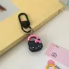 Llavero Divertido de Gatito Lindo de Dibujos Animados Colgante para Bolso Corazón de Chica Regalo para Novia Accesorios