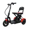 Triciclo Eléctrico Plegable Más Vendido Transfronterizo, Scooter de Movilidad Plegable para el Hogar, Scooter de Movilidad Eléctrico, Vehículo de Ayuda para la Discapacidad, Plegable y Portátil