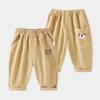 Pantalones Largos de Dibujos Animados para Niños Estilo Nuevo 2025 Primavera y Otoño Pantalones Casuales para Niñas Bebés Niños Pequeños