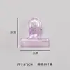 Porta-Cartões Transparente com Cauda Longa Cor Dopamina Clipe Porta-Cartões e Notas Material de Embalagem Floral Clipe de Flor Atacado