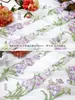 Encaje Glicina Iris Accesorios Bordado Pesado Bordado Manga Cuello Dinastía Han Borde de Cortina de Organza DIY