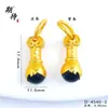 Método Antiguo Arena Oro Accesorios DIY Colgante de Esmalte Azul Carpa Flor de Cerezo Accesorios para Pulsera Collar Color Esmalte Colgante de Hoja Pequeña