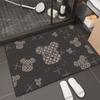 Tapete de lama de diatomáceas macia para banheiro porta do banheiro absorvente de secagem rápida antiderrapante tapete de banheiro tapete de vaso sanitário