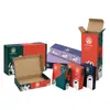 Cajas de embalaje de cartón corrugado hechas a medida para comida de mascotas, cajas tipo avión con tapa abatible hechas a medida, cajas de cartón corrugado para zapatos y cajas de embalaje para tazas