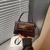Bolso de cierre de moda de alta gama transfronterizo, bolso cruzado versátil de moda de lujo discreto, bolso de mano único con patrón de cocodrilo