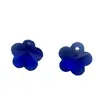 Pendente de Flor de Ameixa de Cristal de Furo Único 14mm para Colar DIY Contas de Vidro Contas Soltas Joias Acessórios para Artesanato em Roupas