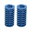 Mola de Molde 65Mn Mola de Compressão Retangular Azul Personalizada Tf Mola de Pressão de Fio Plano Espiral de Alta Resistência Hardware
