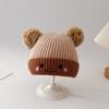 Sombrero Festivo de Año Nuevo para Bebé Sombrero de Invierno y Otoño con Protección para Orejas Sombrero de Punto Cálido Súper Lindo Rojo Tesoro de Hombre Tesoro de Mujer