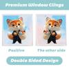 Pegatinas de Animales de Pascua al por Mayor Dibujos Animados Transfronterizos Conejo 3D Pegatinas Estáticas para Ventanas, Baños, Fiestas Navideñas, Pegatinas para Ventanas