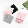 Bolsa de Joyería de Terciopelo con Broche, Bolsa de Joyería con Tapa abatible, Bolsa de Embalaje de Almacenamiento a Prueba de Polvo para Joyería, Bolsa Pequeña de Tela para Anillos, Collares, Pulseras