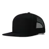 Amazon Sombrero de tela de malla de 7 piezas transpirable sombrero de conductor de camión protector solar ala plana gorra de malla hip hop gorra de béisbol personalización