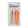 Marcador de página de acompanhamento automático casa estudante silicone macio não deformação simples e prático multifunção marcador de leitura