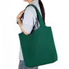Bolsa colete de lona colorida feita sob medida estilo literário ins bolsa de mão de alta costura moda bolsa de lona customizada