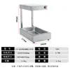 Máquina Comercial para Manter Batatas Fritas Aquecidas, Estação de Trabalho de Mesa para Escorrer Óleo e Aquecer Batatas Fritas, Tanque Aquecedor para Batatas Fritas de Lanches de Hambúrguer