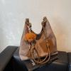 Bolso cruzado retro de alta gama transfronterizo para mujer Otoño e Invierno 2026 Bolso de mano versátil casual de gran capacidad para el día a día