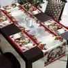 Conjunto de Toalha de Mesa Novo Transfronteiriço Decoração de Mesa para Feriado de Natal Conjunto de Bandeira de Mesa Jogos Americanos Bandeira de Mesa 2026 Amazon