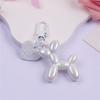 Ins Llavero Perro Globo Aleación Amor DIY Cadena para Funda de Teléfono Funda Protectora para AirPods Funda para Auriculares Decoración Colgante