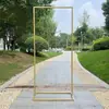 Nuevos accesorios para bodas: arco/marco de hierro forjado, decoración de boda al aire libre, letrero/soporte indicador de área de bienvenida.