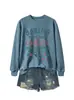 BAKING MAIS QUE Amazon eBay loja independente moda casual feminina outono e inverno gola redonda moletom comércio exterior
