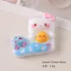 Acessórios de Resina Cartoon DIY para Joias Suporte Animal Gato Cola de Creme Grampo de Cabelo Capa de Celular Fivela de Sapato Chaveiro Pingente com