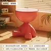 Mesita de Noche Creativa Mesa de Café Pequeña y Plana Apartamento Pequeño Hogar Sala de Estar Sofá de Diseñador Dormitorio Mesita de Noche de Plástico
