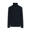 Ropa de otoño e invierno Baishiwang tan fácil ~ suéter de lana de cuello alto para mujer elástico ajustado adelgazante camiseta interior