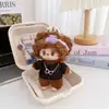 Conjunto de ropa para muñeca Labubu barbería retro, compatible con la 1ª, 2ª y 3ª generación de Labubu, atuendo de repuesto moderno