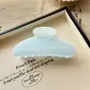 Novo Prendedor de Cabelo com Padrão de Nuvem Marmorizada em Cores de Gelatina, Elegante Presilha Tubarão, Presilha para Rabo de Cavalo Estilo Férias, Acessórios de Cabelo da Moda Atacado