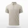 Nueva Camisa Polo de Verano 2026 Desan Artesanía Sin Costuras para Hombre, Transpirable, Alta Elasticidad, Agradable para la Piel, Cuello Camisero, Deportes y Ocio