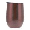 Taza de vino tinto de acero inoxidable 304 de 12 oz con forma de U, termo para huevos, taza de cáscara de huevo con doble vacío