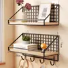 Estantes de pared, esenciales para dormitorio junto a la cama, artículos para el dormitorio, cestas colgantes de pared, tableros divisores, estantes de almacenamiento de pared, estanterías