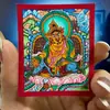 Promoção Quente Xizang Nepalesa Pintada à Mão Pura Thangka Oito Guardiões do Zodíaco Núcleo de Cartão 4*5
