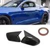 Adecuado para modelos Ford Mustang 15-20, Carcasa de espejo retrovisor modificada en forma de cuerno, Cubierta de espejo de reversa