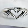 Anillo Romántico Más Vendido de Amazon de Mano a Corazón Te amo por siempre amor Abrazo Anillo de Pareja