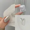 Nuevo arte de uñas polvo de luna rojo popular brillo aurora joyería para uñas plata súper brillante polvo de espejo mágico venta al por mayor transfronteriza