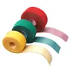 Cabo de dados de fita mágica frente a frente para fornecimento no atacado, corte livre, gancho de velcro, cabelo, dois lados, uso DIY conveniente