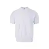 Camiseta de punto Henley de manga corta para hombre, estilo americano negro, color sólido de verano, estilo Old Money, cuello polo, ajuste limpio, manga media