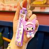 Llavero Sanrio pvc goma suave llavero para llaves de coche colgante de muñeca para bolso de niña regalos pequeños de silicona al por mayor