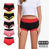 Em estoque Venda Quente Alta Qualidade Comércio Exterior Explosões Pacote Combinado 10 Peças Roupa Íntima Feminina Cor Sólida Algodão Boxers