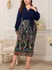 Fábrica de Origen, Vestidos Transfronterizos, Batas, Exportación de Comercio Exterior Ropa para Mujer Tallas Grandes, Pedido Mínimo de 1 Pieza