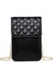 Bolsa para Teléfono Móvil para Mujer, Mini Bolso Pequeño Vertical Cruzado, Bolso del Mismo Estilo de Mai Li Luo Zi Jun, Bolso de Cadena Versátil de Verano