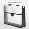 Fábrica de Impressão por Sublimação Personaliza Sacos Plásticos Transparentes para Arquivos com Logo e Sacos de Armazenamento para Escritório com Pastas