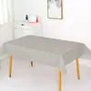 Mantel nórdico impermeable, antiescaldadura, antiaceite, sin lavado, de plástico, para el hogar, a cuadros, para mesa de centro, venta al por mayor