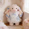 Solo Ropa de Muñeca/Ropa Hecha a Mano para Muñeca Conejo Jc Bonnie, Pijama, Vestido Mismo Estilo del Pequeño Libro Rojo, Conjunto para Muñeca de 32cm, Lindo