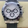 Reloj para Hombre Rolex Daytona Serie 40mm Multifuncional Cronógrafo Incrustado de Diamantes Mecánico Totalmente Automático Aliexpress