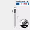 3*6 lima rotativa de carburo cabeza de rectificado de acero de tungsteno lima rotativa accesorios de rectificado eléctrico cabeza de rectificado de metal doble ranura vástago de 3 mm